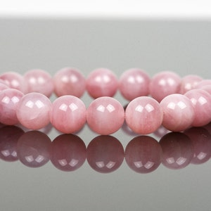 Rose Quartz Bracelet, Madagascar Rose Quartz Bracelet, Handmade Gemstone Jewelry