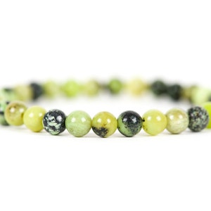 Chrysoprase Bracelet, Natural Gemstone Bracelet, Healing Gemstone Bracelet, Handmade Jewelry, Gemstone Jewelry