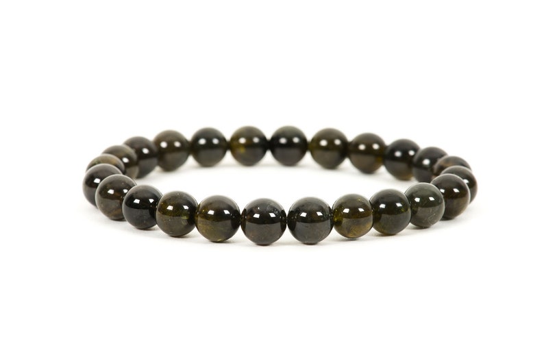 AA Grade 8MM Kornerupine Gemstone Bracelet Healing Gemstone Jewelry Kornerupine Bracelet Stacking Bracelet