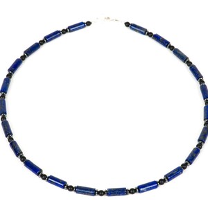 Lapis Lazuli Choker Necklace, Healing Gemstone Handmade Jewelry