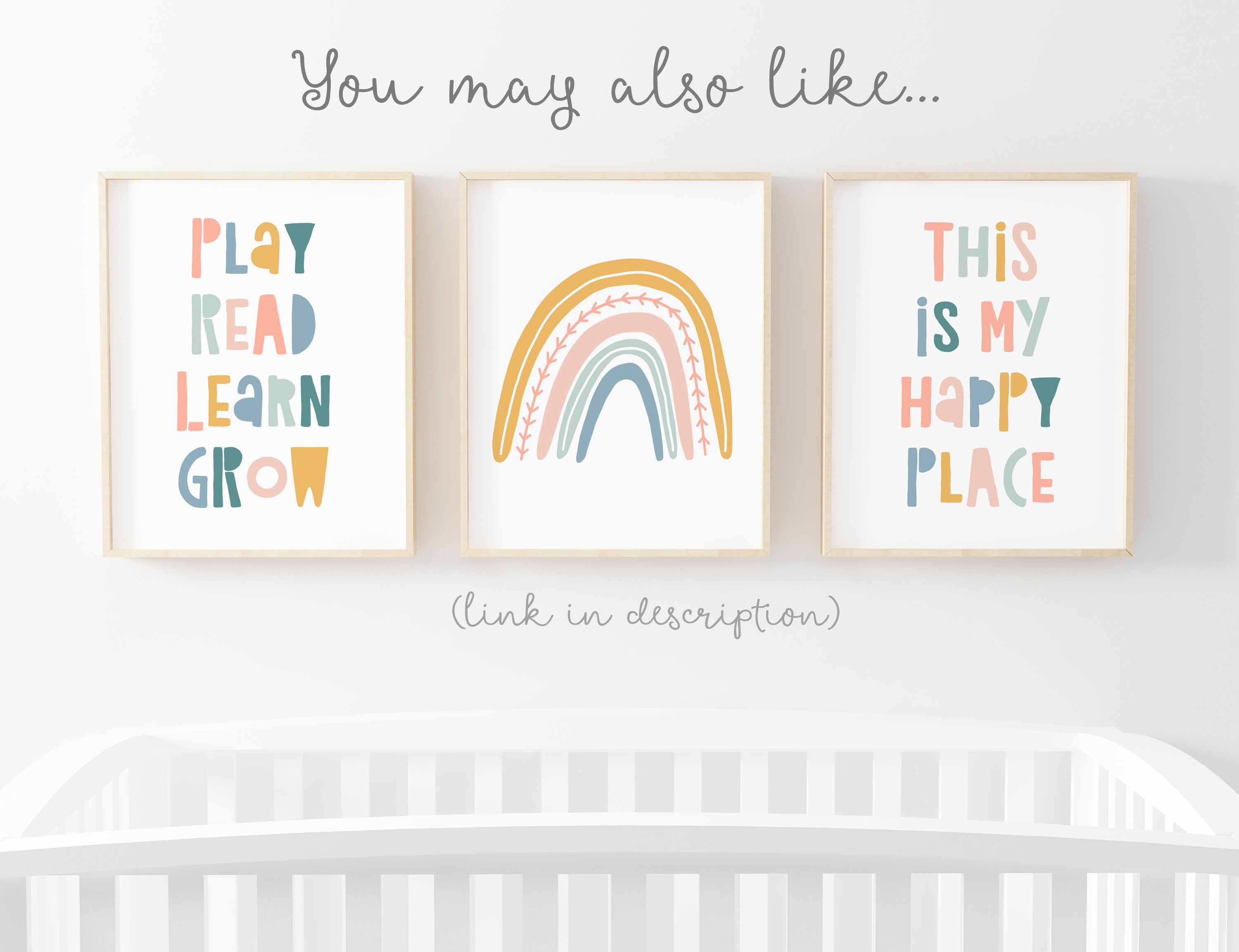 Personalized Playroom Sign Print Neutral Playroom Printable | Etsy