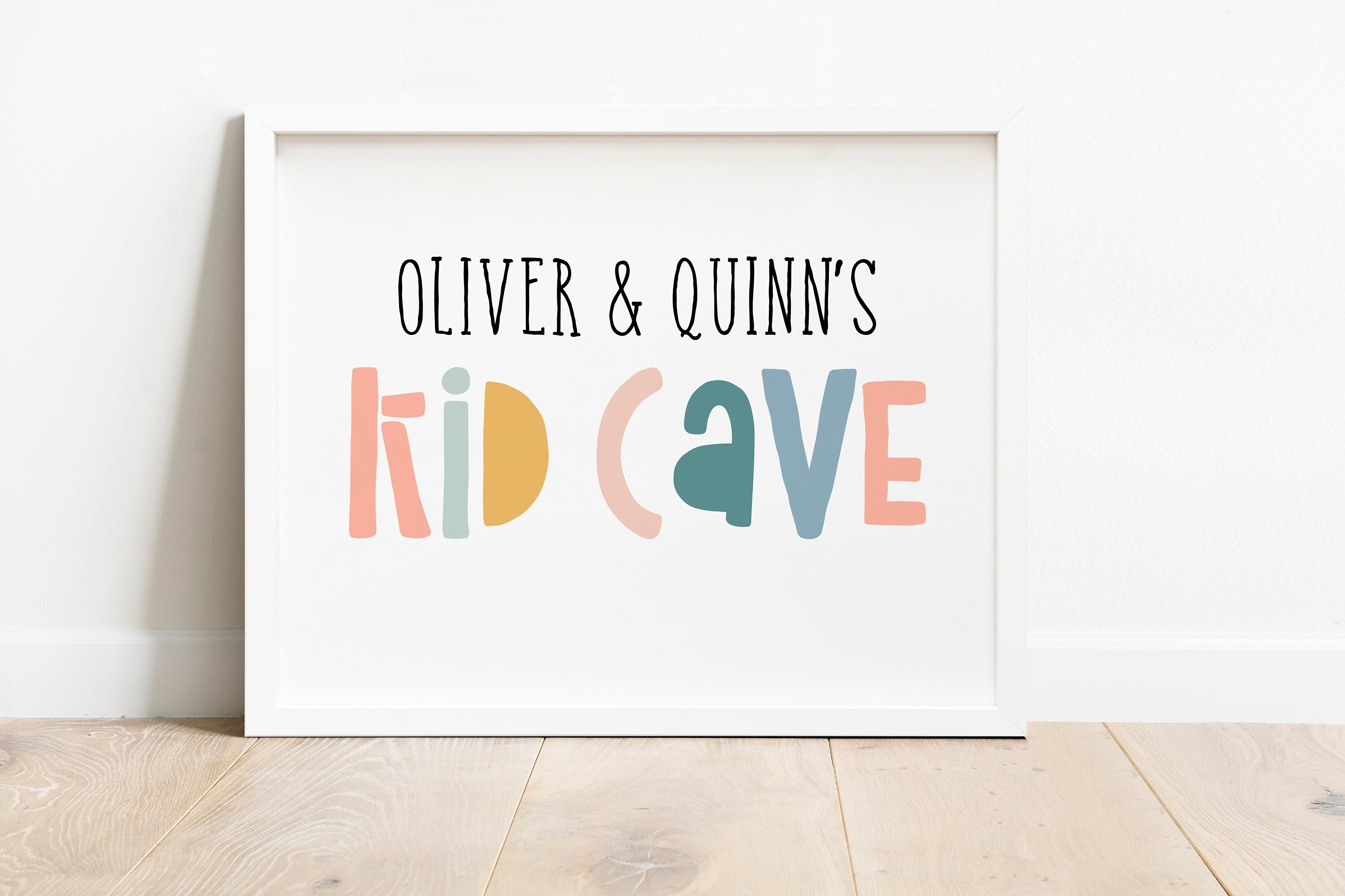 Personalized Playroom Sign Print Neutral Playroom Printable | Etsy