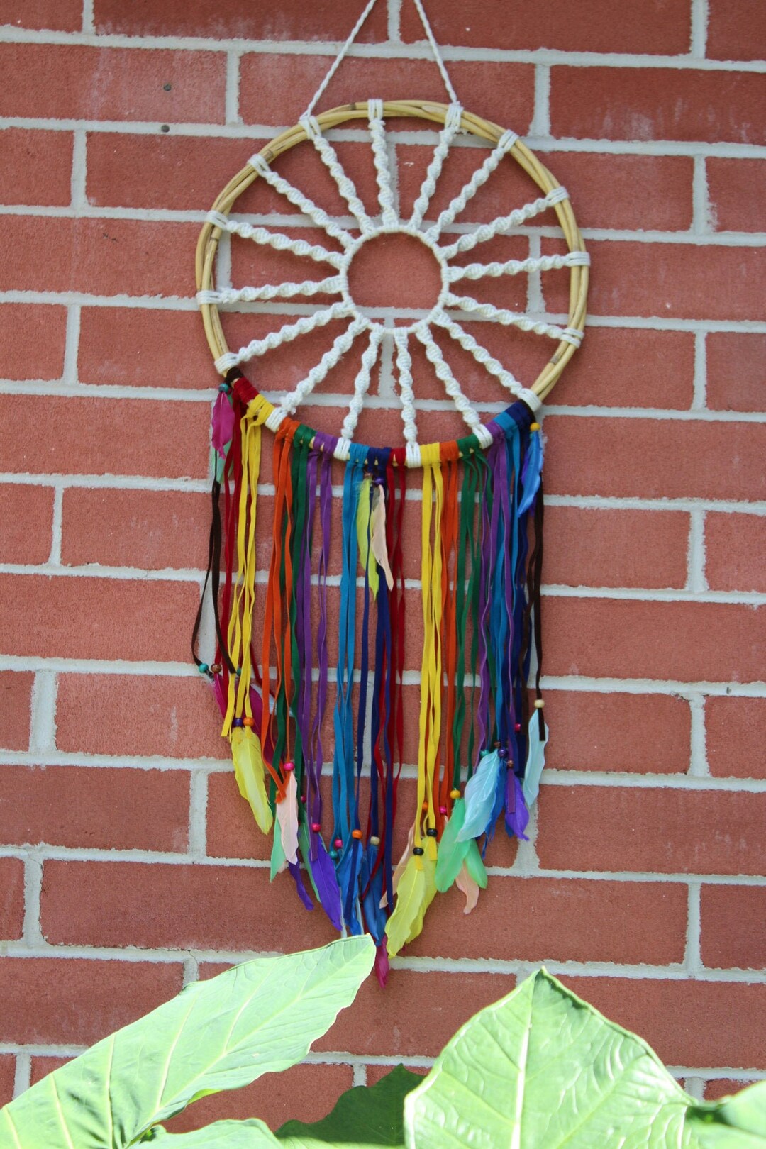 Bright as the Sun Dream Catcher Etsy