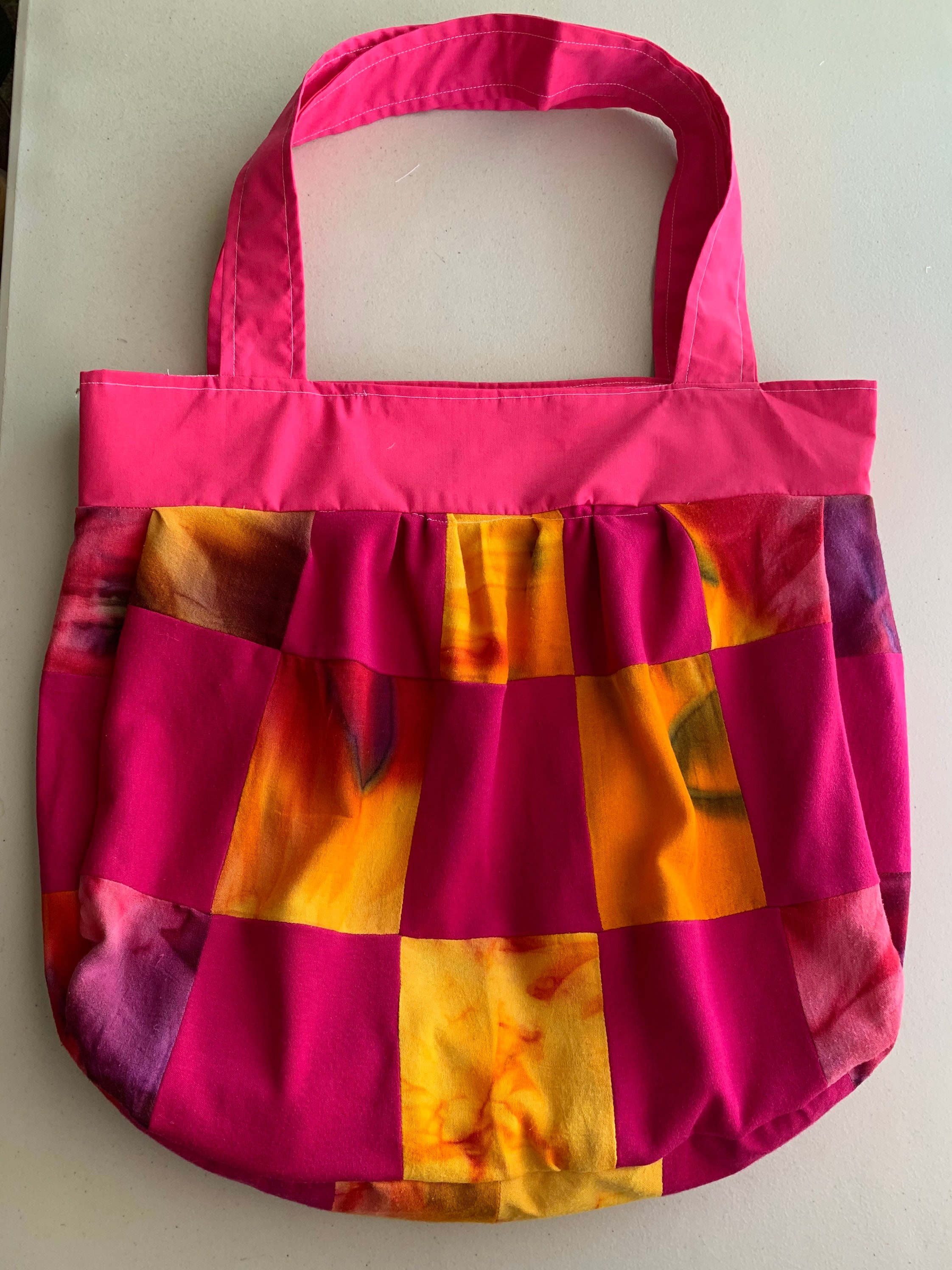Handmade Upcycled Tie Dye Patchwork Shoulder Bag Etsy UK