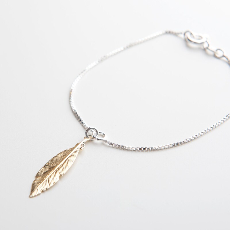 BRACELET BAR - FEATHER