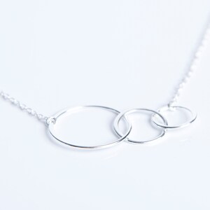 Triple circle Necklace