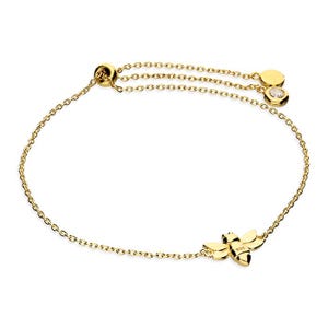 Sterling silver Bee slider bracelet