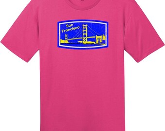 San Francisco Golden Gate Bridge T-Shirt, San Francisco T-Shirt, California Tee, Bay Area Shirt, SF Souvenir Gift, Custom Graphic Tee