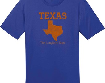 Texas The Longhorn State T-Shirt, Texas T-Shirt, Longhorn Tee, Home State Shirt, Custom Graphic Tee