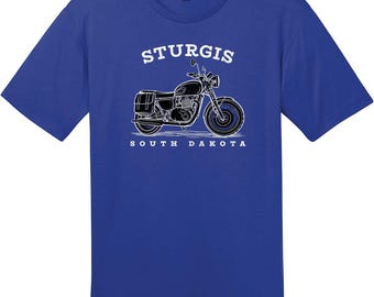 Sturgis South Dakota Motorcycle T-Shirt, South Dakota T-Shirt, Biker Rally Tee, Motorcycle Shirt, Custom Graphic Tee