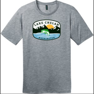 Lake Chelan Washington Fishing T-shirt