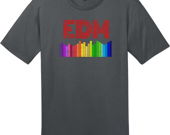 EDM Electronic Dance Music T-Shirt, EDM T-Shirt, Rave Tee, Festival Shirt, DJ Music Lover Gift, Custom Graphic Tee
