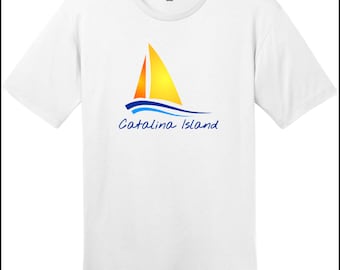 Catalina Island Segelboot T-Shirt