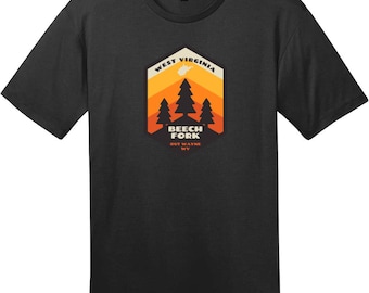 Beech Fork Out Wayne WV T-Shirt, Beech Fork State Park Shirt, West Virginia Tee, Wayne County Lake Gift, Custom Graphic Tee