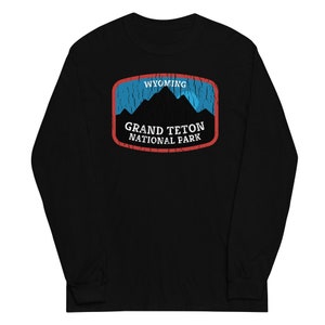 Grand Teton Nationalpark Wyoming Herren Langarmshirt