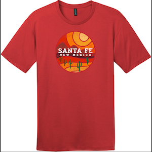 Santa Fe New Mexico Desert To Mountains Vintage T-Shirt