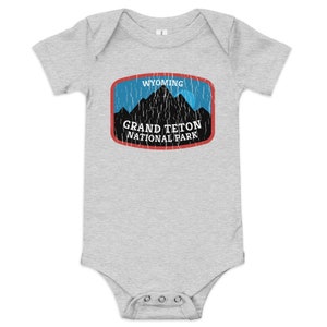 Grand Teton Nationalpark Wyoming Baby kurzarm Einteiler