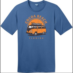 Cocoa Beach Florida Surf Van T-shirt