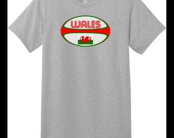 Wales Rugby Ball T Shirt