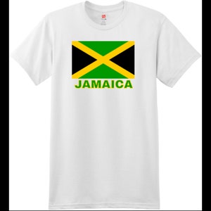Chemise de drapeau de la Jamaïque