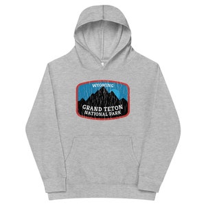 Grand Teton Nationalpark Wyoming Kinder Fleece Hoodie