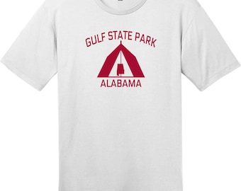 Gulf State Park Alabama Camping T-Shirt, Gulf Shores T-Shirt, Alabama Camping Tee, State Park Shirt, Camper Gift, Custom Graphic Tee