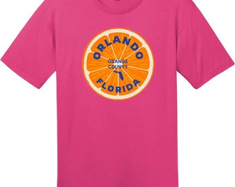 Orlando FL Orange County T-Shirt, Florida T-Shirt, Orlando Tee, Custom City Shirt, Home State Graphic Tee