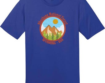 Shoshone National Forest Wyoming T-Shirt, Wyoming T-Shirt, National Forest Tee, Home State Shirt, Custom Graphic Tee