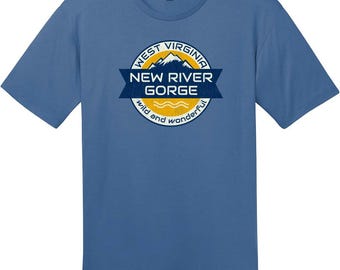 New River Gorge West Virginia T-Shirt, West Virginia T-Shirt, National Park Tee, Home State Shirt, Custom Graphic Tee