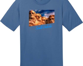 South Dakota Mount Rushmore T-Shirt, South Dakota T-Shirt, Rushmore Monument Tee, Home State Shirt, Custom Graphic Tee