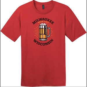 Milwaukee Wisconsin Beer City T-shirt