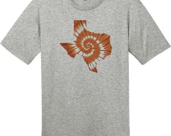 Texas Tie Dye State T-Shirt, Texas T-Shirt, Tie Dye State Outline Tee, Home State Shirt, Custom Graphic Tee