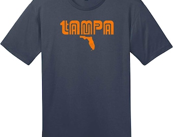 Tampa Florida Retro T-Shirt, Florida T-Shirt, Tampa Bay Tee, Custom City Shirt, Home State Graphic Tee