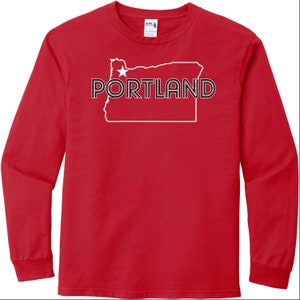 Portland Oregon State Long Sleeve T-shirt