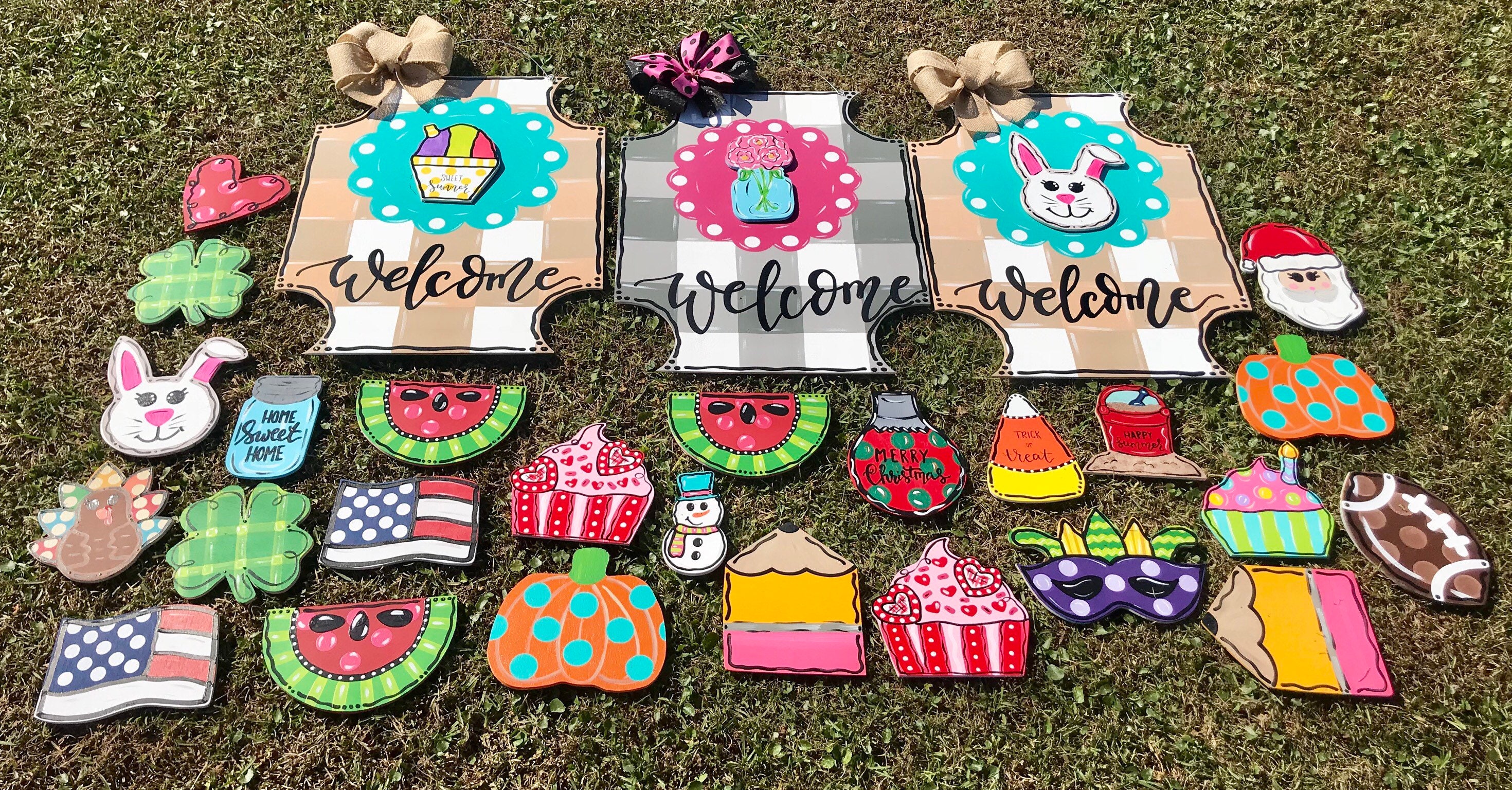 Interchangeable Attachment Door Hanger Etsy