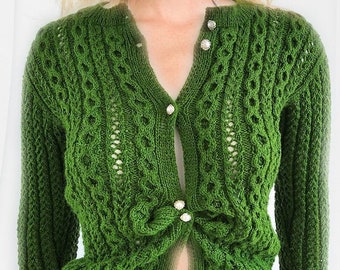 Made to Order Super soft Cardigan Cointress Hand Knitted