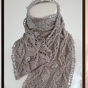 PDF Pattern Double Fly Scarf image 1