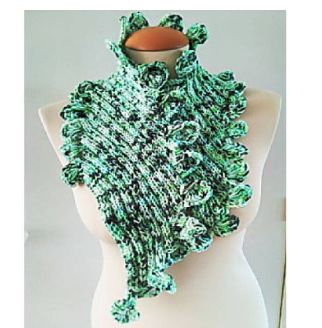 Yellow Ruffle Pattern PDF Pattern Petal Ruffle - Etsy