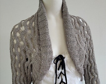 PDF Pattern Wheat ear lace cardigan