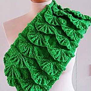 2 in 1 E-Book Lotus Cowl&Scarf PDF Patterns image 2