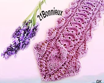 PDF Knitting Pattern 21Bonnieux