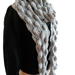 Giezen PDF Pattern Long Scarf Shawl Mermaid