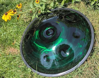 LUNA Handpan - "Emerald Moon" - Eirene