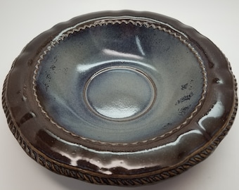 Charcoal Serving Bowl Ready to Ship