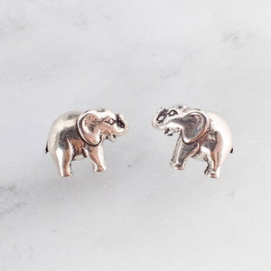 Elephant Earrings, Elephant Studs, Sterling Silver Elephant earrings, Elephant Gift, Gift for Her, Kids Earrings, Children's Earrings