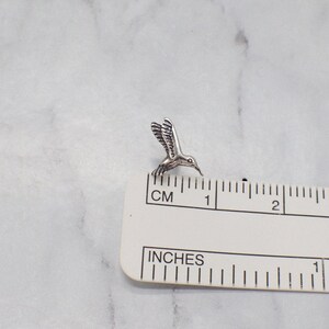 Hummingbird Earrings, Silver Hummingbird Studs, Tiny Hummingbird, Earrings for Kids, Gift for Teens, Hummingbird Jewelry, Bird Watching Gift