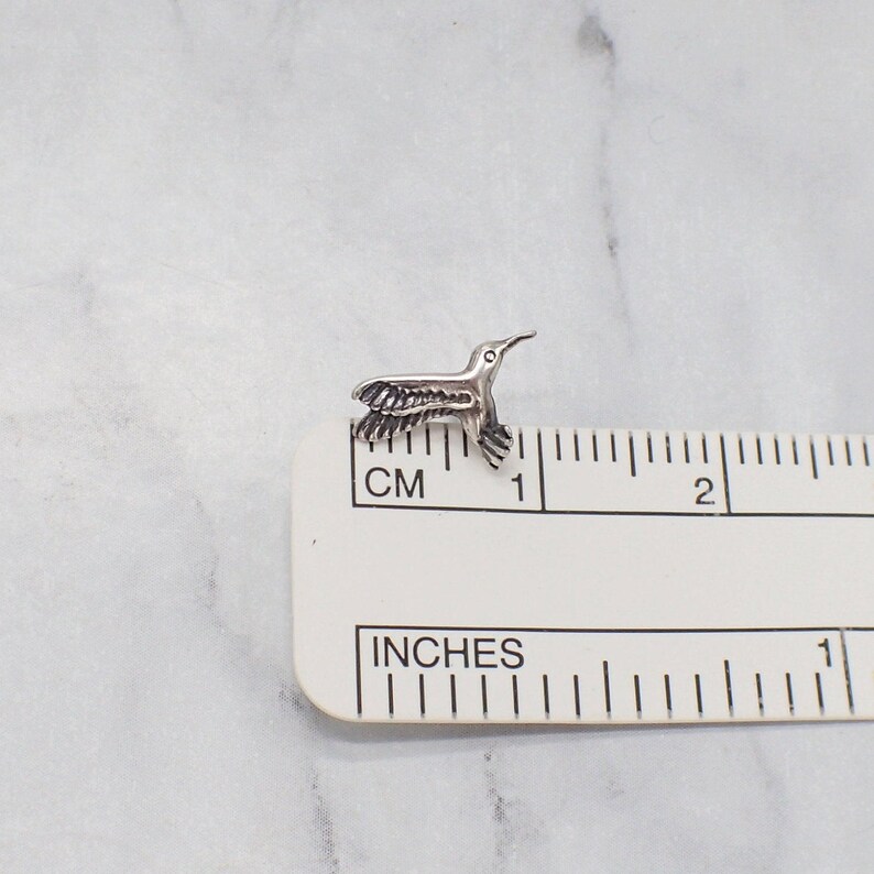Hummingbird Earrings, Silver Hummingbird Studs, Tiny Hummingbird, Earrings for Kids, Gift for Teens, Hummingbird Jewelry, Bird Watching Gift