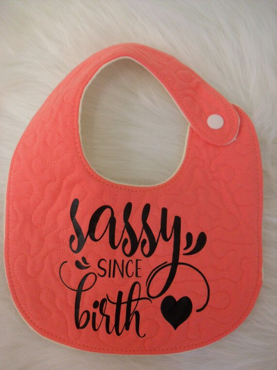 Lil/' Grinch on Red Bib Embroidered Baby Bib