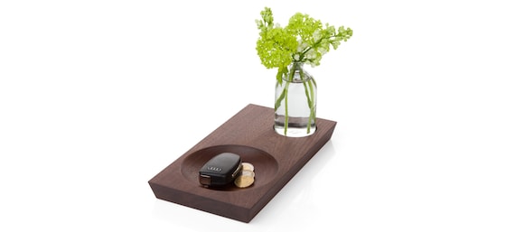 Office Desk Accessories. Key Dish. Desk Accessories. Desk Caddy. Desk organizer. Wooden Catchall. Coin Dish.  Flower vase. Gift for Boss.