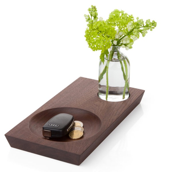 Office Desk Accessories. Key Dish. Desk Accessories. Desk Caddy. Desk organizer. Wooden Catchall. Coin Dish.  Flower vase. Gift for Boss.